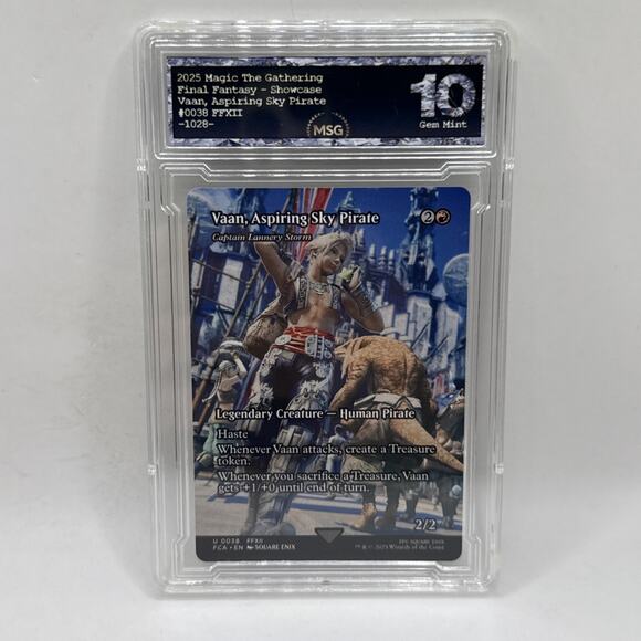 Vaan, Aspiring Sky Pirate - Captain Lannery Storm (Showcase) Final Fantasy MTG - Picture 1 of 2